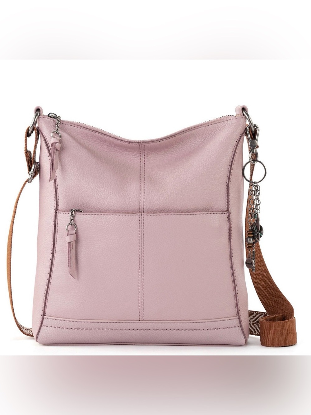 The  Sak Women’s Lucia Leather C/B Bag. Rosewood.